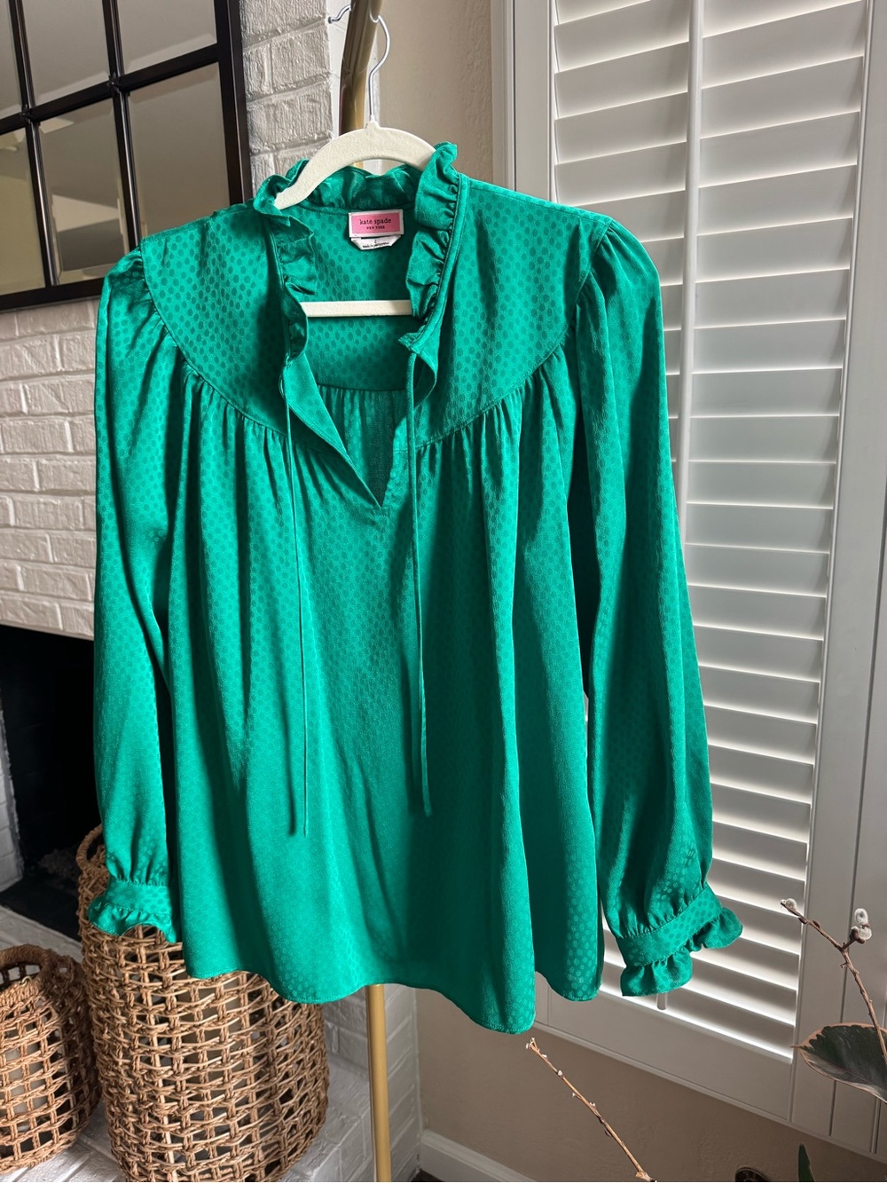 Kate Spade New York Fluid Jacquard Top